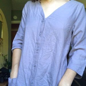 The Nines by Hatch purple jumpsuit size small.